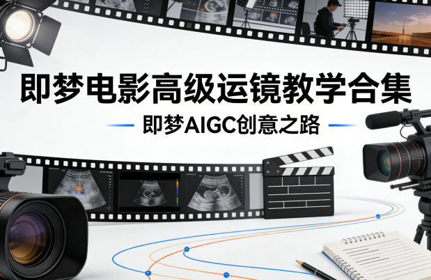 即梦电影高级运镜教学合集，即梦AIGC创意之路-佳佳云创网