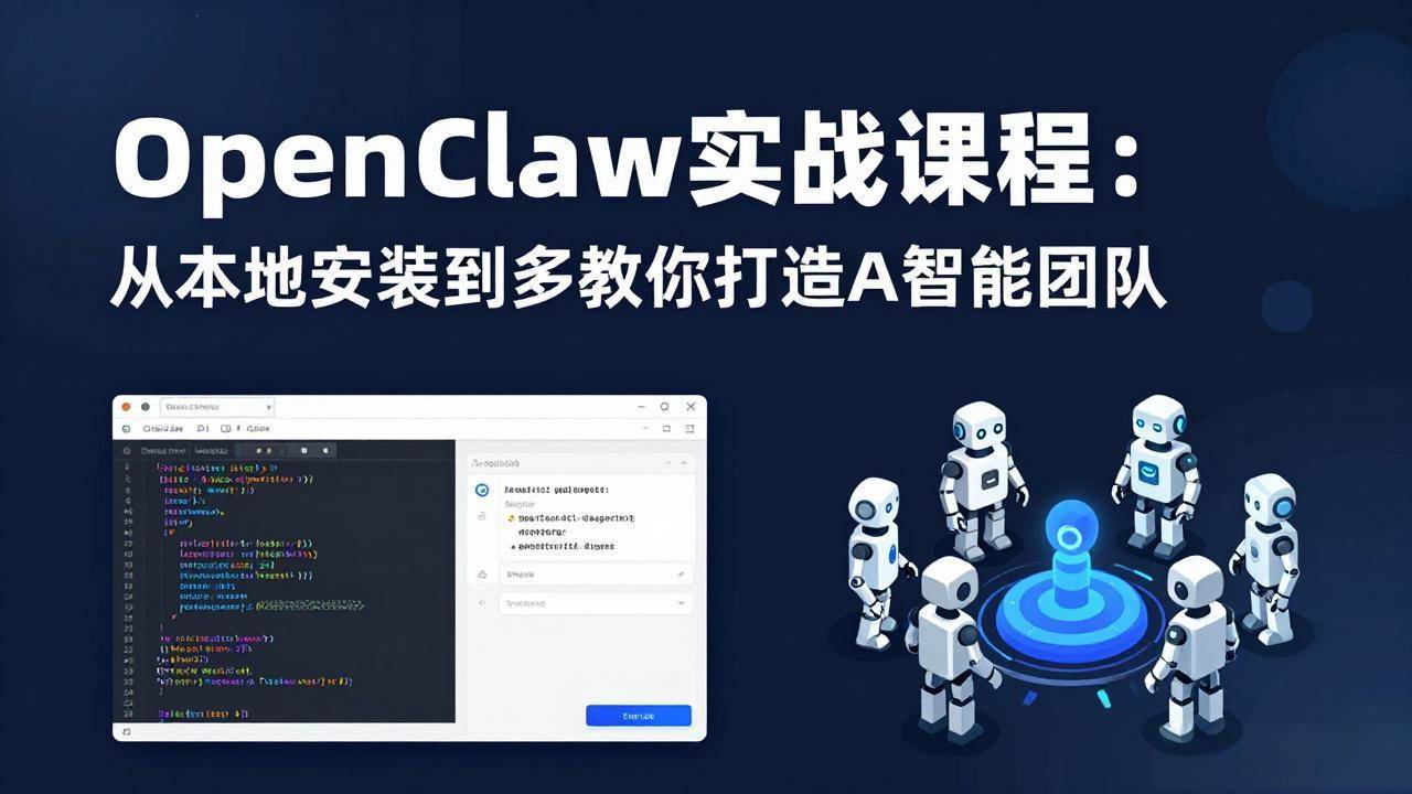 （17883期）OpenClaw实战课程：从本地安装到多Agent协同，手把手教你打造AI智能团队-佳佳云创网