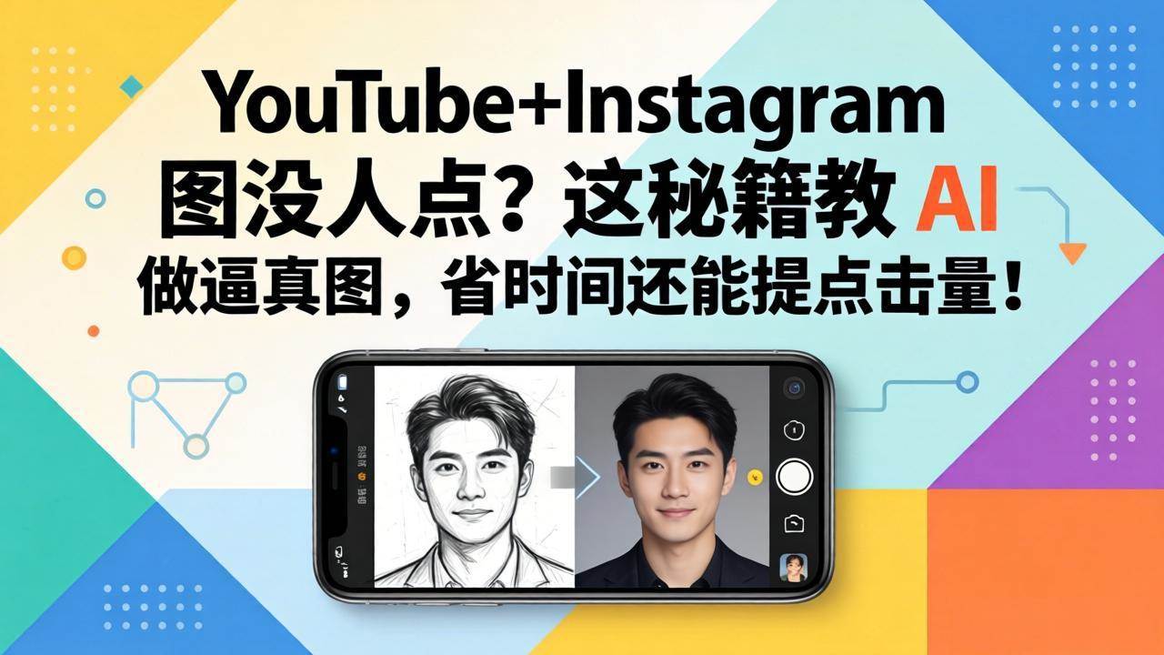 （17911期）YouTube+Instagram 图没人点？这秘籍教 AI 做逼真图，省时间还能提点击量-佳佳云创网