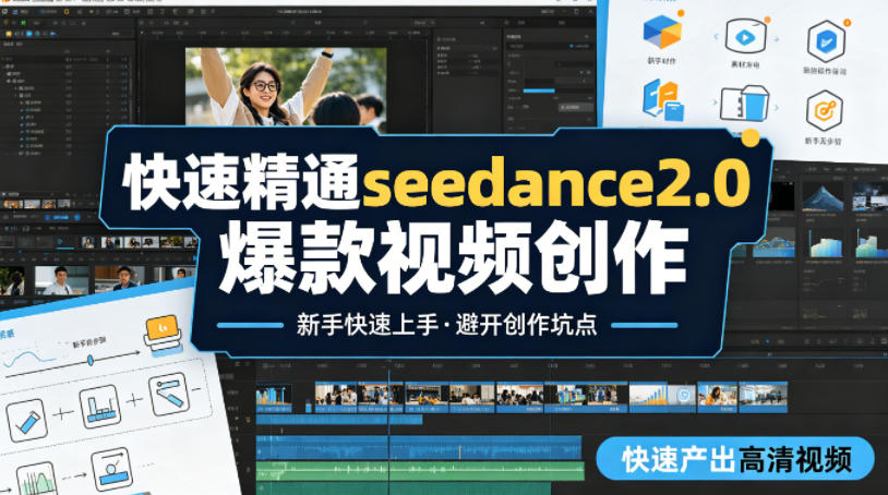 快速精通seedance2.0爆款视频创作，快速产出高清视频，避开大量创作坑点，新手也能快速上手-佳佳云创网