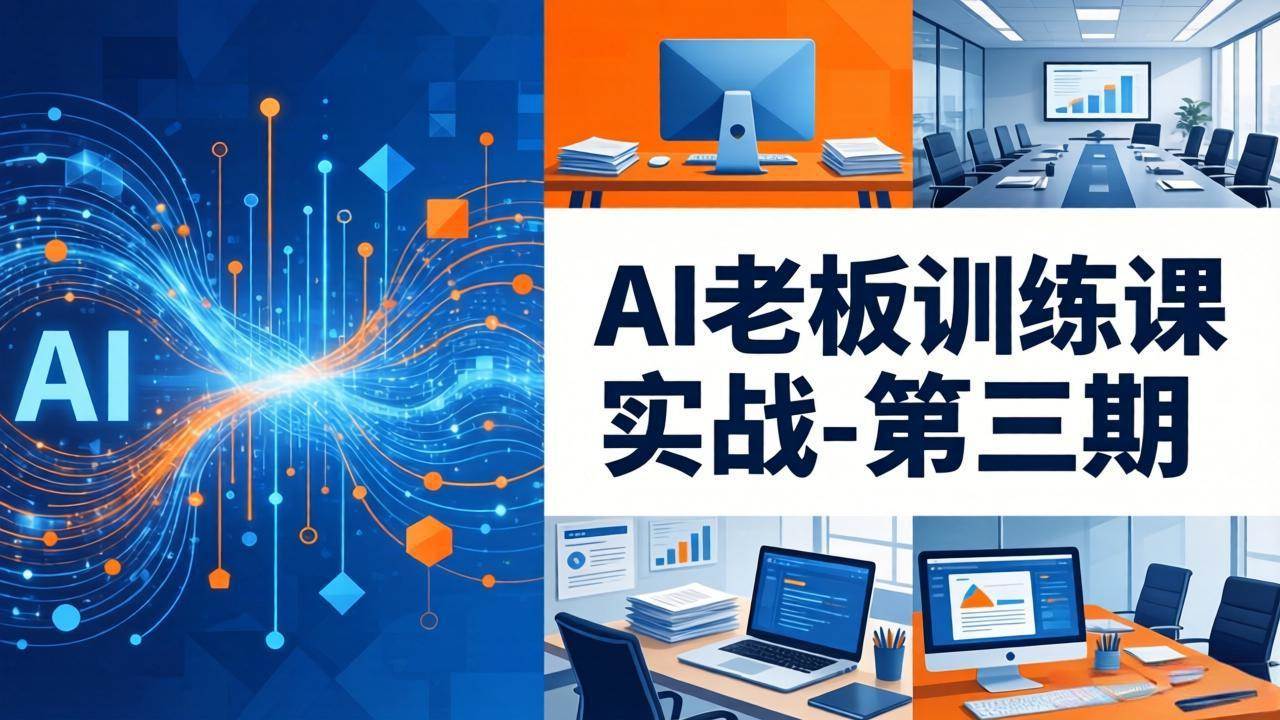 （18025期） AI老板训练课实战-第三期：AI+内容应用落地教学，从0到1打通AI变现完整路径-佳佳云创网