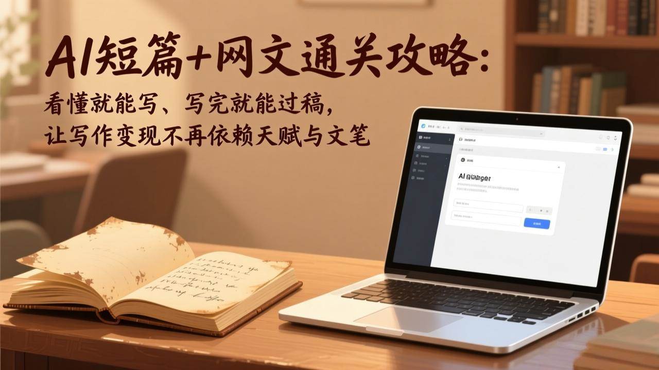 （18064期）AI短篇+网文通关攻略-更新4月：看懂就能写、写完就能过稿，让写作变现不再依赖天赋与文笔-佳佳云创网