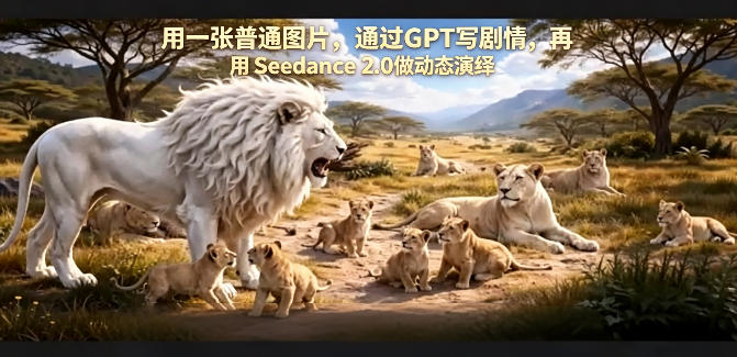 用一张普通图片，通过GPT写剧情，再用Seedance 2.0做动态演绎，居然能生成迪士尼风格搞笑动画-佳佳云创网