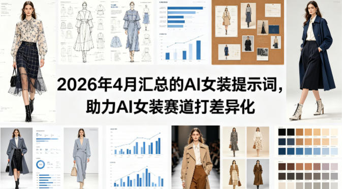 2026年4月汇总的AI女装提示词，助力AI女装赛道打差异化-佳佳云创网