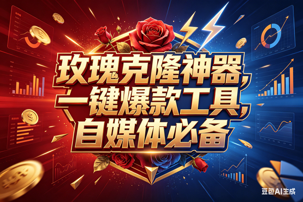 （18190期）玫瑰克隆，一键爆款工具，ai智能体，自媒体神器，50多个功能的教程-佳佳云创网