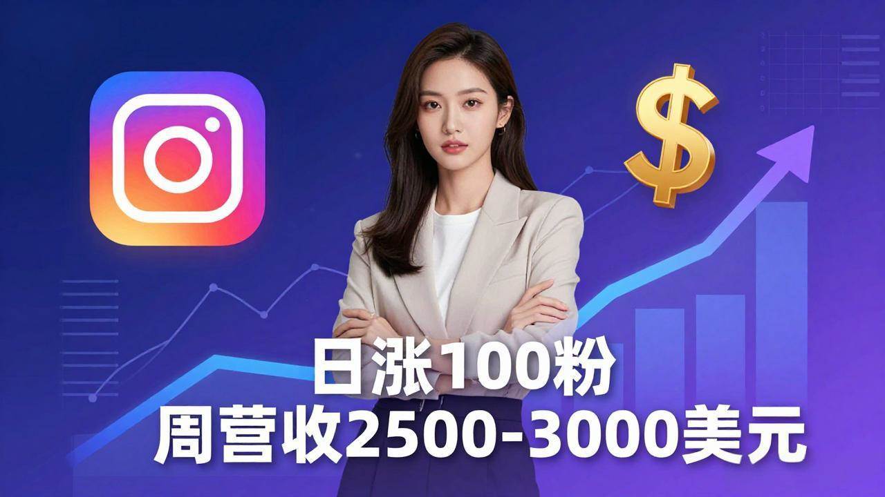 （18299期）想做数字产品？Sheri亲授：日涨100粉、每周2500至3000美元的营收，Instagram躺着赚-佳佳云创网