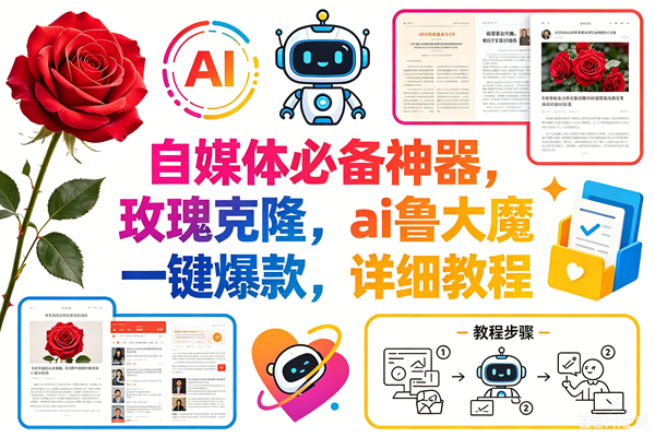 （18441期）玫瑰克隆神器，一键ai大魔，爆款工具，自媒体必备，60多个功能的详细教程-佳佳云创网
