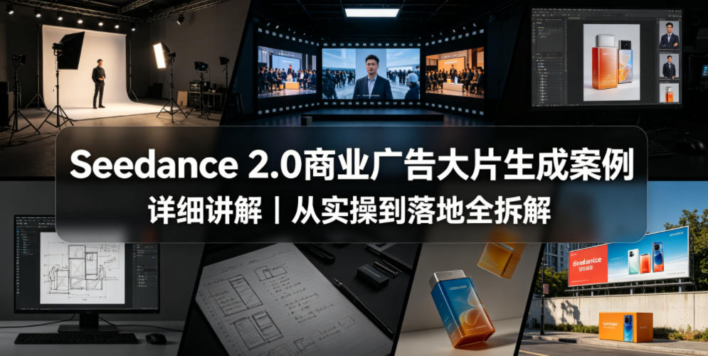Seedance 2.0商业广告大片生成案例详细讲解｜从实操到落地全拆解-佳佳云创网