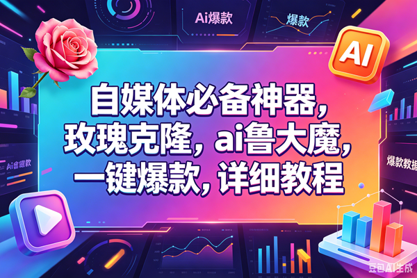 （18531期）玫瑰克隆，一键ai神器，爆款工具，自媒体必备，60多个功能的详细教程-佳佳云创网