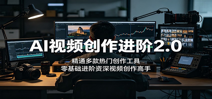 AI视频创作进阶2.0：精通多款热门创作工具，零基础进阶资深视频创作高手-佳佳云创网