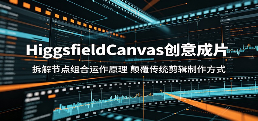 HiggsfieldCanvas创意成片：拆解节点组合运作原理，颠覆传统剪辑制作方式-佳佳云创网