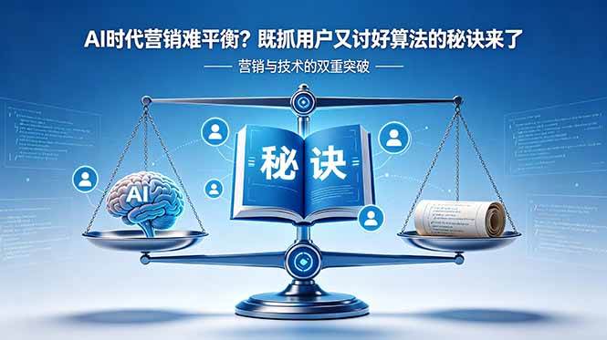 （18600期）AI时代营销难平衡？既抓用户又讨好算法的秘诀来了【原创双语字幕】-佳佳云创网