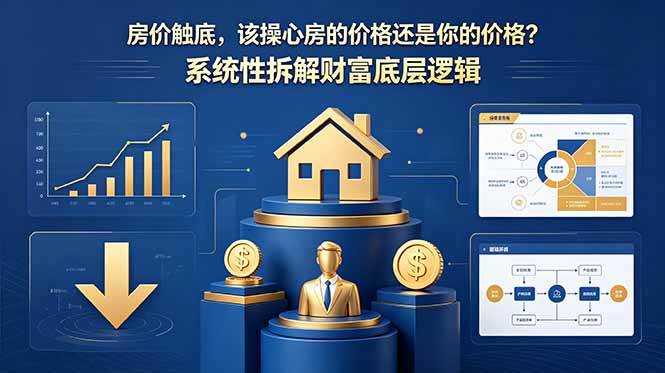 （18602期）付费文章：房价触底，该操心房的价格还是你的价格？系统性拆解财富底层逻辑-佳佳云创网