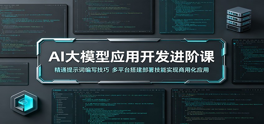 AI大模型应用开发进阶课：精通提示词编写技巧，多平台搭建部署技能实现商用化应用-佳佳云创网