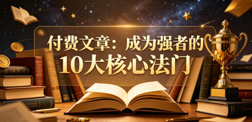 付费文章：成为强者的10大核心法门-佳佳云创网