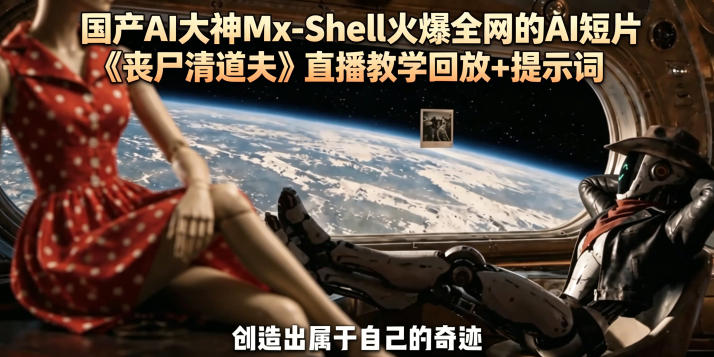 国产AI大神Mx-Shell火爆全网的AI短片《丧尸清道夫》直播教学回放+提示词-佳佳云创网