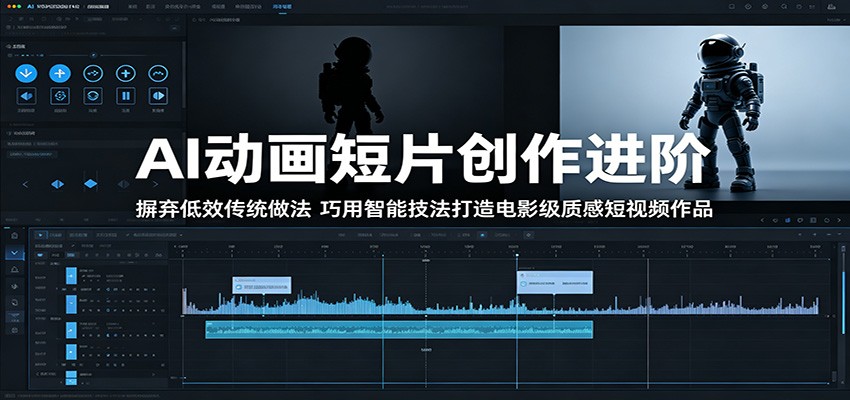 AI动画短片创作进阶：摒弃低效传统做法，巧用智能技法打造电影级质感短视频作品-佳佳云创网