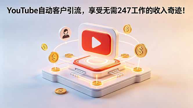 （18658期）YouTube 自动客户引流，享受无需 247 工作的收入奇迹！【原创双语字幕】-佳佳云创网