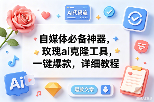 （18882期）玫瑰克隆ai工具，一键爆款ai工具，自媒体必备神器，50多个功能，详细教程-佳佳云创网