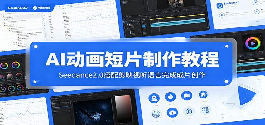 AI动画短片制作教程：Seedance2.0搭配剪映视听语言完成成片创作-佳佳云创网