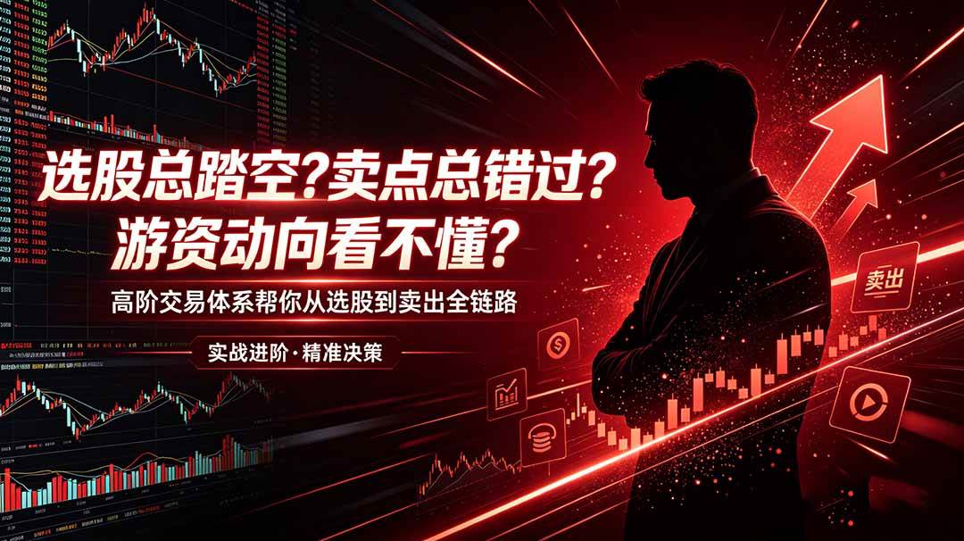 （18937期）选股总踏空？卖点总错过？游资动向看不懂？高阶交易体系帮你从选股到卖出全链路（更新6月）-佳佳云创网