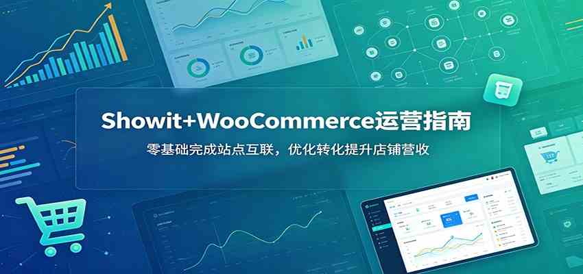 Showit+WooCommerce运营指南：零基础完成站点互联，优化转化提升店铺营收-佳佳云创网
