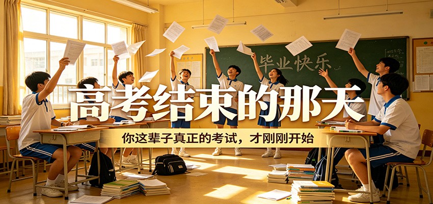 公众号付费文章《高考结束的那天，你这辈子真正的考试，才刚刚开始》-佳佳云创网